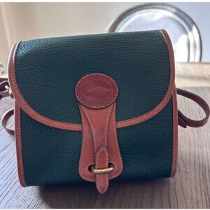 Dooney & Bourke All Weather Pebb Shoulder Bag in Green and Tan